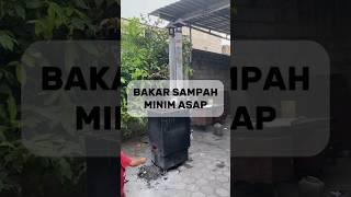 Bakar Sampah Minim Asap Jogja Darurat Sampah #shorts #sampah #mesinsampah #pembakarsampah