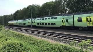 De Groene Trein weer eens in Blerick  The Green Train once again in Blerick   May 21-2023 the NL