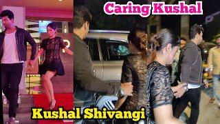 Watch How Caring Kushal Tandon to Shivangi Joshi Dont Miss End When he Opens Car Door for Her