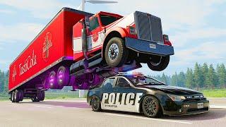 Police Car Chases #63 - BeamNG DRIVE  SmashChan