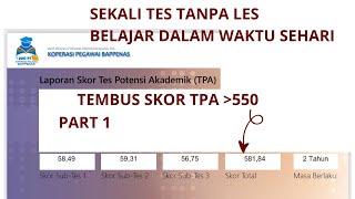 PEMBAHASAN TRYOUT TPA BAPPENAS  paps ugm