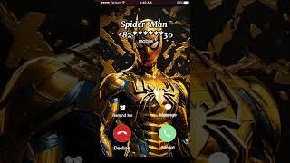 Golden Spider-Man call me #golden #spiderman #shortfeed