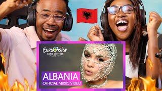 BESA - TITAN  Albania   Official Music Video  Eurovision 2024  REACTION