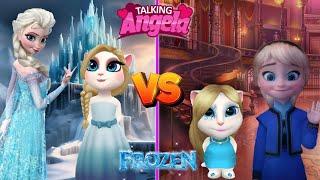 My talking Angela 2  Elsa Adult VS Elsa Baby  My Talking Angela 1