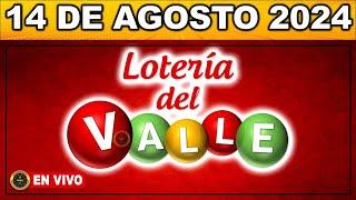 Resultado LOTERIA del VALLE MIÉRCOLES 14 de agosto 2024