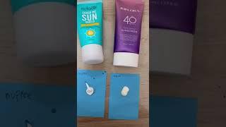 battle sunscreen nu face vs sunscreen implora