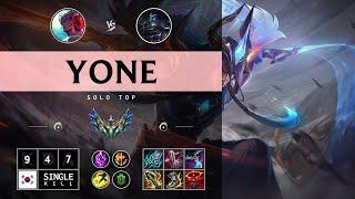 Yone Top vs Shen - KR Challenger Patch 14.12