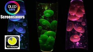 Lava Lamps Changing Colors Screensaver - 10 Hours - OLED Safe