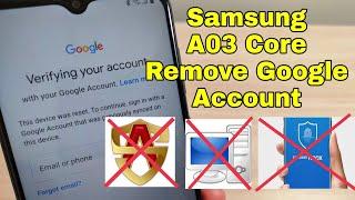 New Method Samsung A03 Core SM-A032F Remove Google Account Bypass FRP. Without PC.