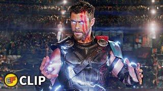 Thor vs Hulk - Fight Scene  Thor Ragnarok 2017 IMAX Movie Clip HD 4K