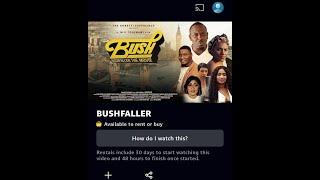 Latest Cameroonian Movie  BUSHFALLER starring Epule Jeffrey Goretti Rachel Hale