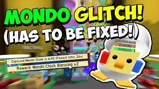 *ANOTHER* Glitch Mondo GLITCH  Roblox Bee Swarm Simulator