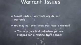 Warrant Check  Do a warrant check and avoid arrest