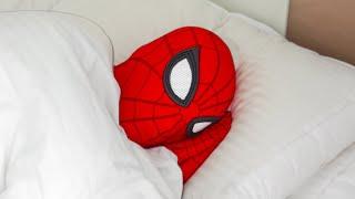Spiderman is sick  And he still fighting bad guy  Kindness Superheros videos