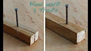 3 Wood working Tricks  Tips..
