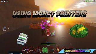 USING MONEY PRINTERS WITH MY FRIEND Vstyle IN ROBLOX OHIO #robloxohio