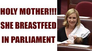 Parliamentarian breastfeed her 2-month old pic goes viral  Oneindia News