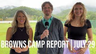 Andrew Berry weighs in on the stadium as the Browns dodge weather Training camp report