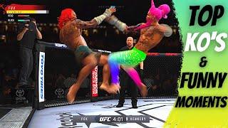EA Sports UFC 4 TOP KNOCKOUTS & FUNNY MOMENTS