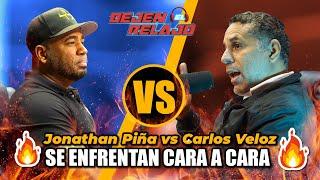 DEBATE  Jonathan Piña vs Carlos Veloz se enfrentan cara a cara.