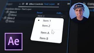 How to Add Dividers to Dropdown Menus in After Effects