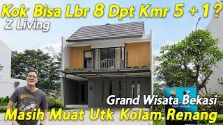 Rumah Tropis Modern Minimalis Z Living Tipe Luxury Grand Wisata Bekasi