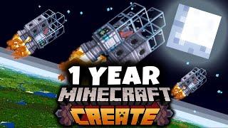 We Survived 1 YEAR in the CREATE MOD FULL MOVIE