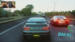 ILLEGAL 830bhp Nissan Skyline GTR R33 - Assetto Corsa  Logitech G29 Gameplay