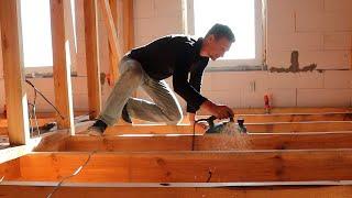  9 $m² Wood Floor BEST CHOICE HOW TO BUILD A CHEAP HOUSE from Aerated Concrete? #18