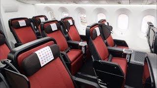 Japan Airlines 787-9 Premium Economy Boston to Tokyo JL7 flight review #41