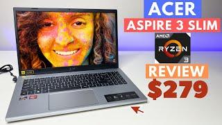 Acer Aspire 3 Slim Laptop Review  AMD RYZEN 3-7320U