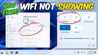 Fix WiFi Not Showing or Working in Windows 1110 in 2024 This WORKS