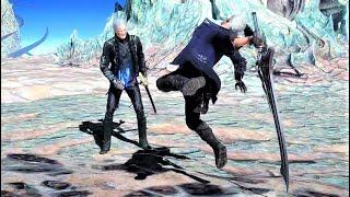 Duel edit Nero vs Vergil - Gameplay cut stylish showcase  Devil May Cry 5 fight