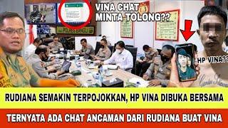 HP VINA DITEMUKAN SEMUA POLISI BUKA BERSAMA ISI HP VINAADA ANCAMAN DARI RUDIANA?? MINTA TOLONG??