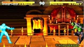 Killer Instinct - Cinder vs Eyedol Final Boss + Ending - SNES - Super Nintendo - HD