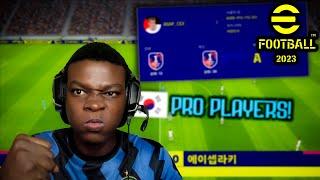 TWO PLAYERS vs A TOP KOREAN  eFOOTBALL MOBILE PRO PLAYER