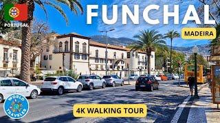 Funchal Madeira 4K - A Walking Tour Through Paradise