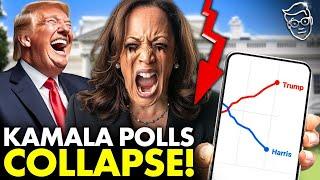 PANIC Kamala Poll Numbers COLLAPSE Trump TAKES LEAD Nationally SURGES in Swing States  COOKED