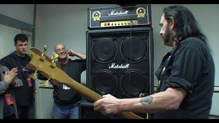Lemmy Tests A Signature Murder One Amp From The Lemmy Movie