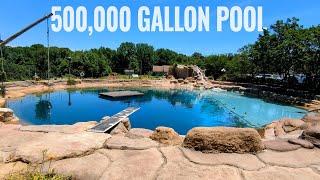 500k Gallon Backyard Pool - 29 Year Build - Coolest Thing Ive Ever Made - EP26