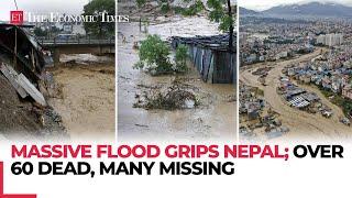 Heavy rainfall triggers floods landslides In Nepal over 60 dead dozens missing