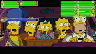 The Simpsons Movie - Escape From The Simpson House With Healthbars