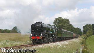 34059 Sir Archibald Sinclair  Rededication Ceremony - Bluebell Railway 15062024