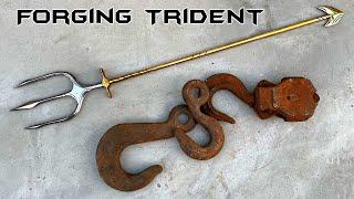 Forging POSEIDONS TRIDENT Out of Rusty Hook