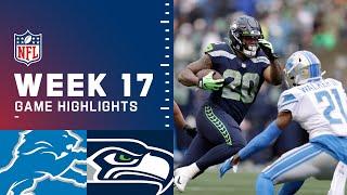 Lions vs. Seahawks Week 17 Highlights  NFL 2021