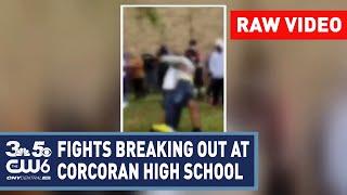 Fights breaking out at Corcoran High School