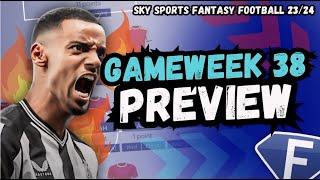 Gameweek 38 PREVIEW Sky Sports Fantasy Football 2324