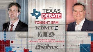 LIVE The Texas Debate - Ted Cruz vs. Beto ORourke