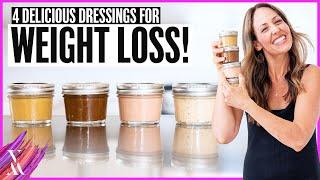 MY 4 FAVORITE OIL FREE SALAD DRESSINGS FOR WEIGHT LOSS + Easy Hack 