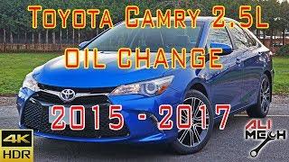 Toyota Camry 2.5L Engine OIL CHANGE  2015-2017and replace oil filter and reset maintenance ALIMECH